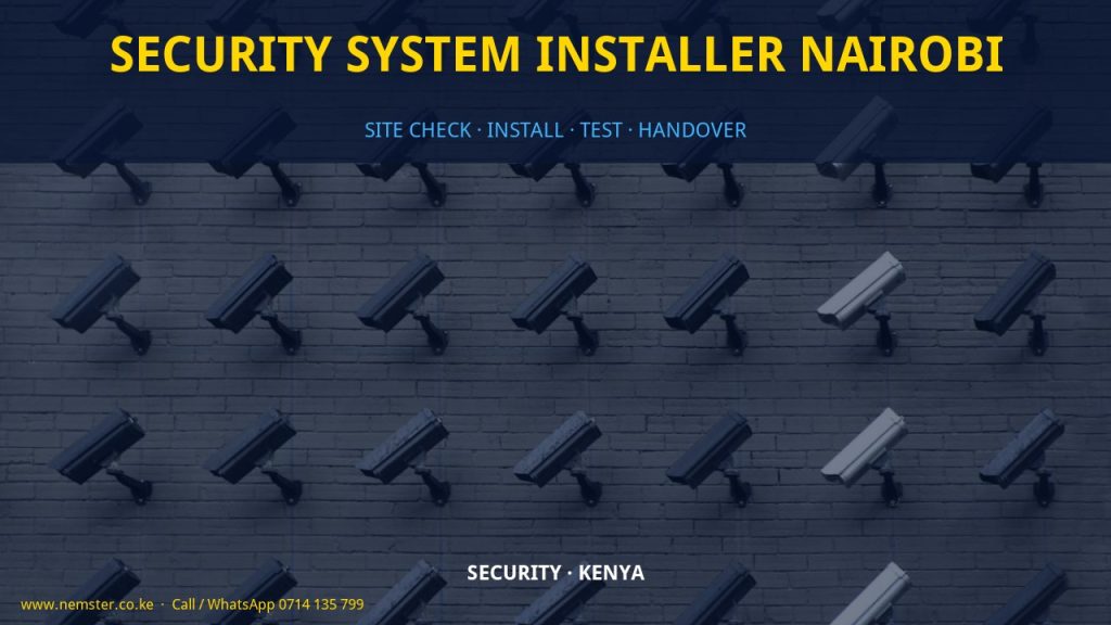 security system installer Nairobi