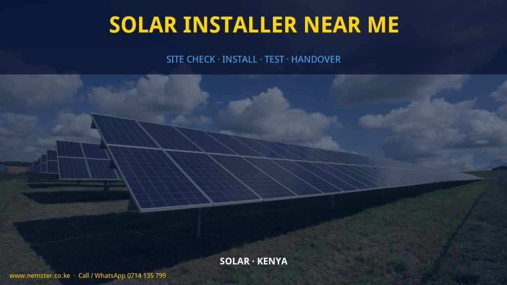 solar installer near me