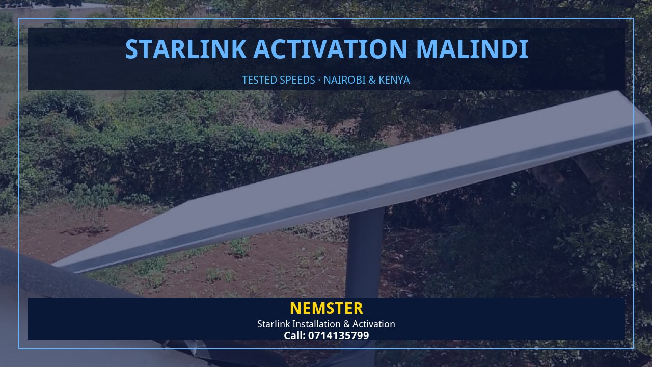 Starlink internet tested with WiFi speed checks in every room - Starlink Activation Malindi by Nemster