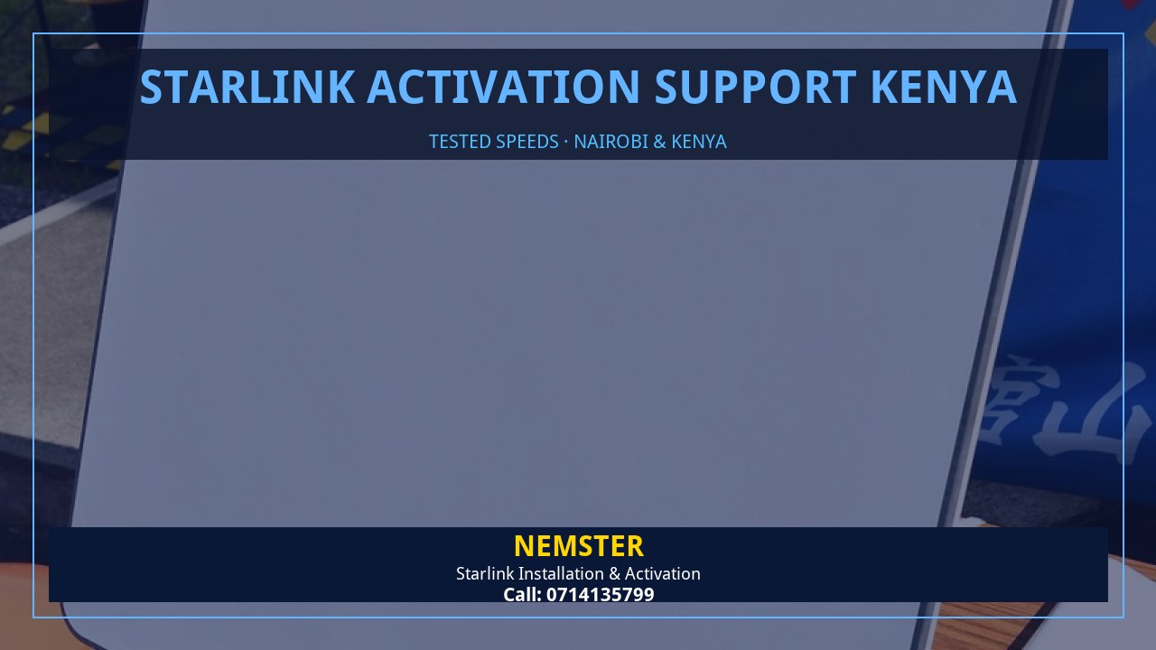 Starlink internet tested with WiFi speed checks in every room - Starlink Activation Support Kenya by Nemster