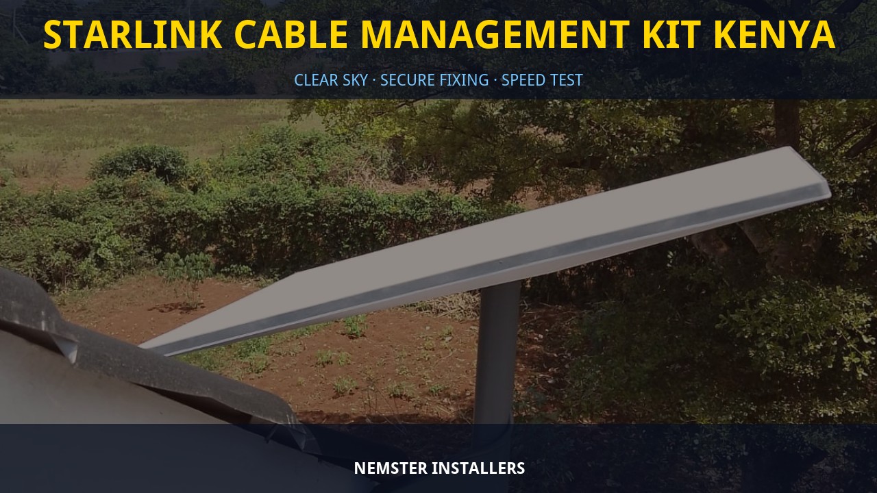 Starlink Cable Management Kit Kenya