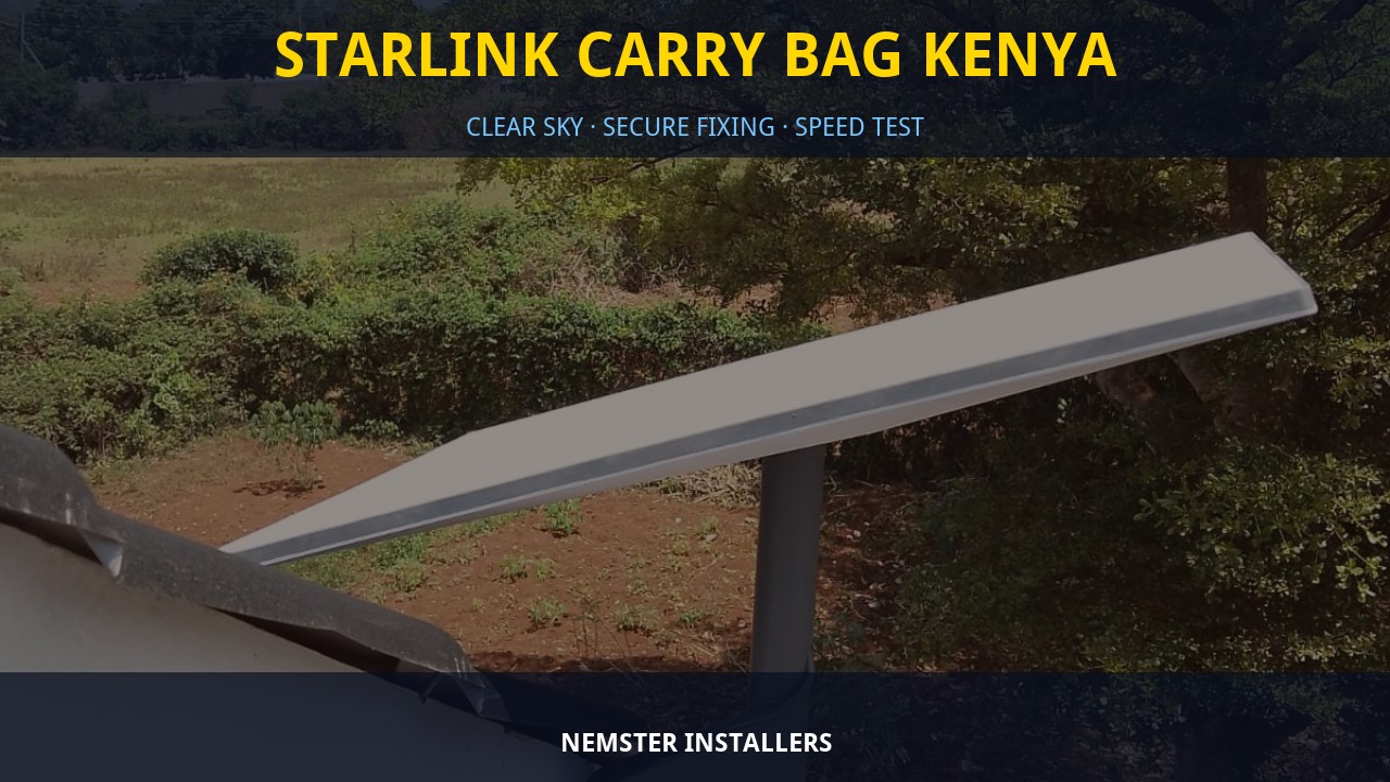 Starlink Carry Bag Kenya Starlink Carry Bag Kenya