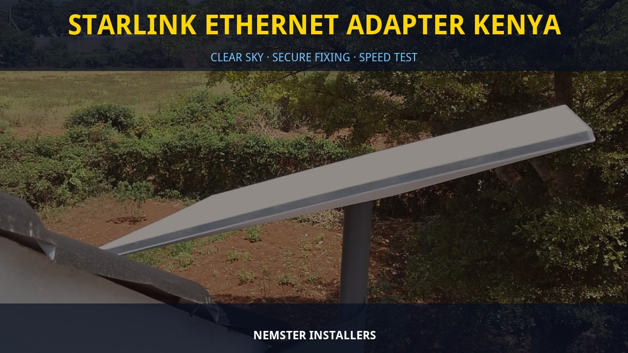 Starlink Ethernet Adapter Kenya Starlink Ethernet Adapter Kenya