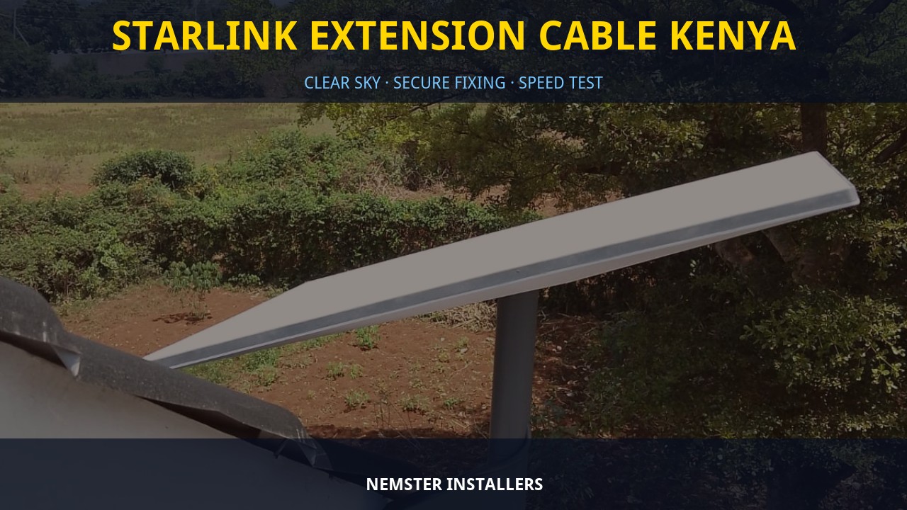 Starlink Extension Cable Kenya