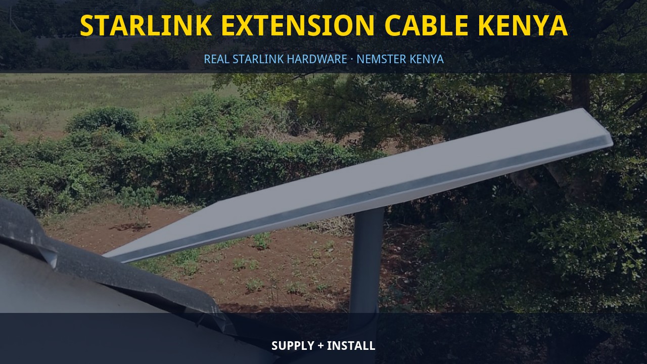 Starlink Extension Cable Kenya