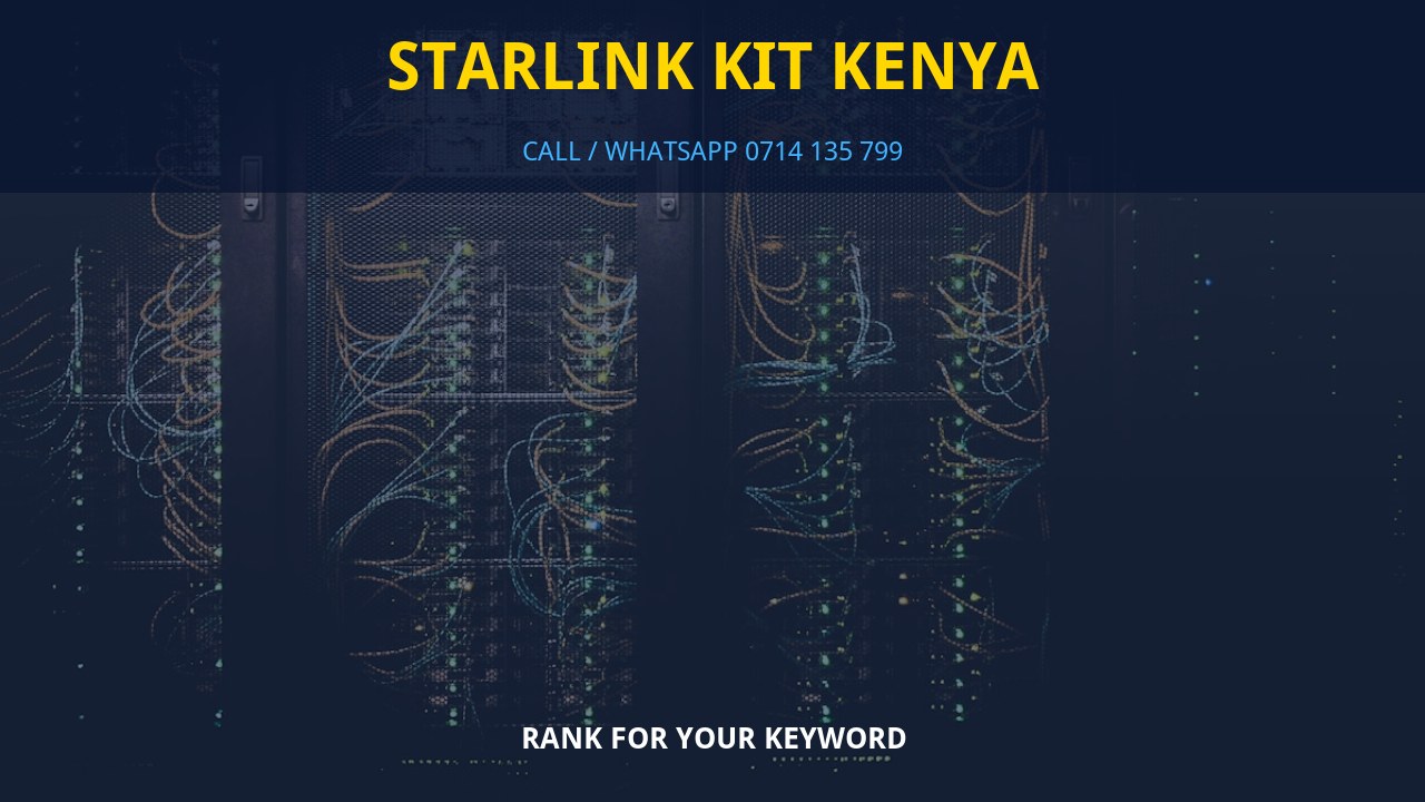 Starlink Kit Kenya
