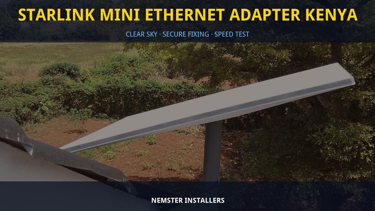 Starlink Mini Ethernet Adapter Kenya Starlink Mini Ethernet Adapter Kenya