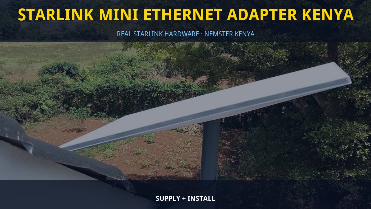 Starlink Mini Ethernet Adapter Kenya Starlink Mini Ethernet Adapter Kenya