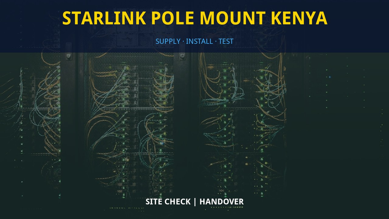 Starlink Pole Mount Kenya Starlink Pole Mount Kenya