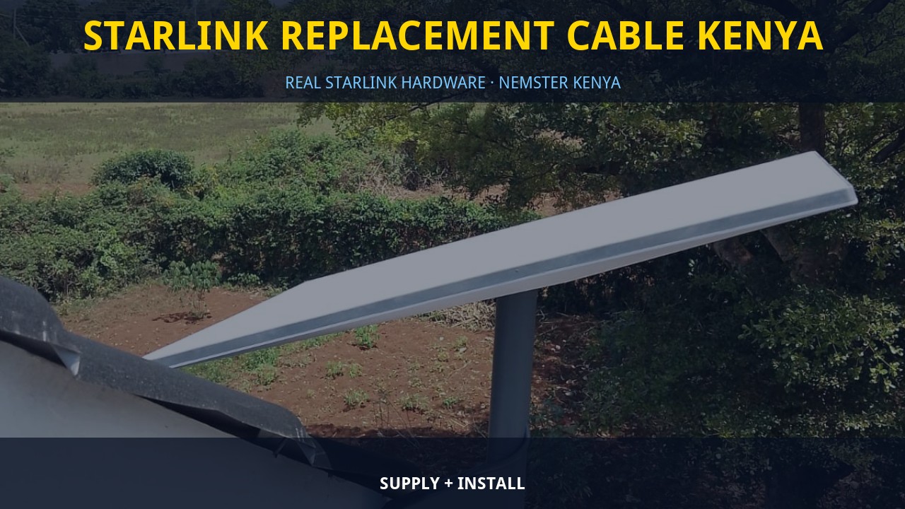 Starlink Replacement Cable Kenya