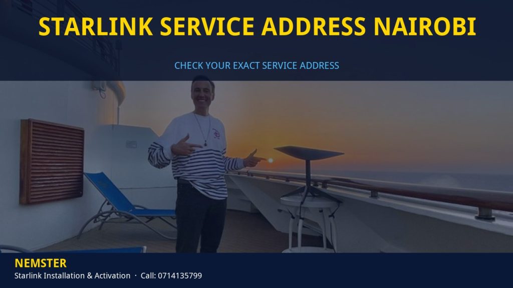 Starlink dish ready for installation once address capacity is confirmed - Starlink Service Address Nairobi by Nemster