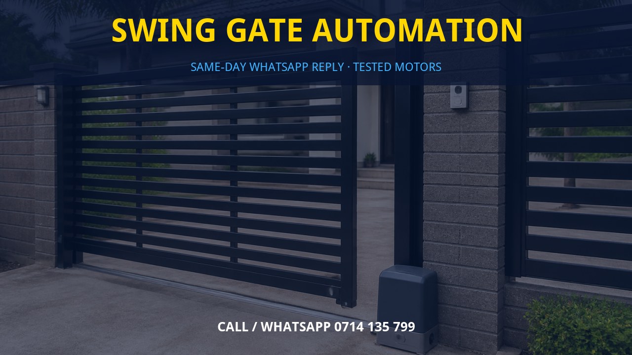Swing gate automation