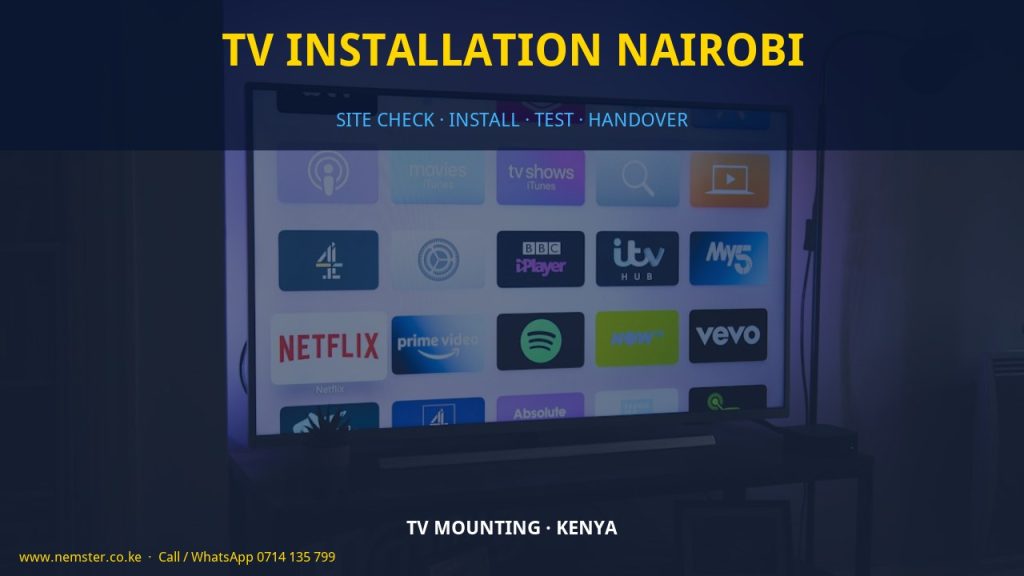 TV installation Nairobi