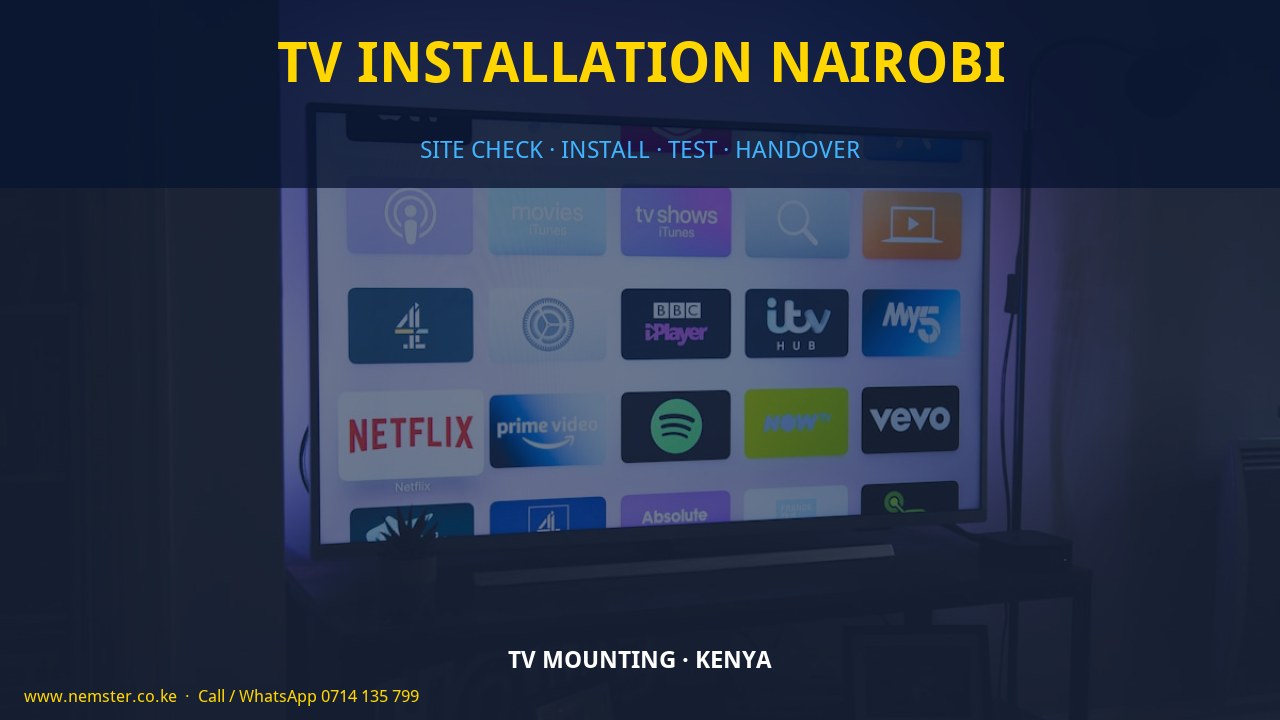 TV installation Nairobi