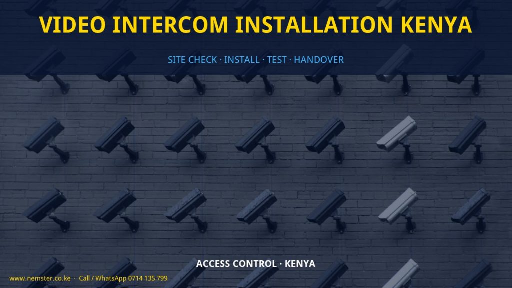 video intercom installation Kenya