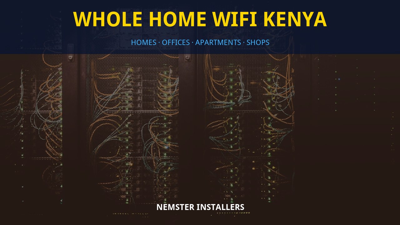 Whole home WiFi Kenya Whole home WiFi Kenya