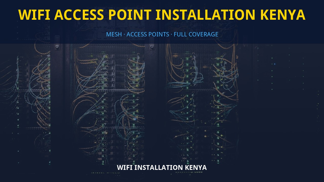 WiFi access point installation Kenya