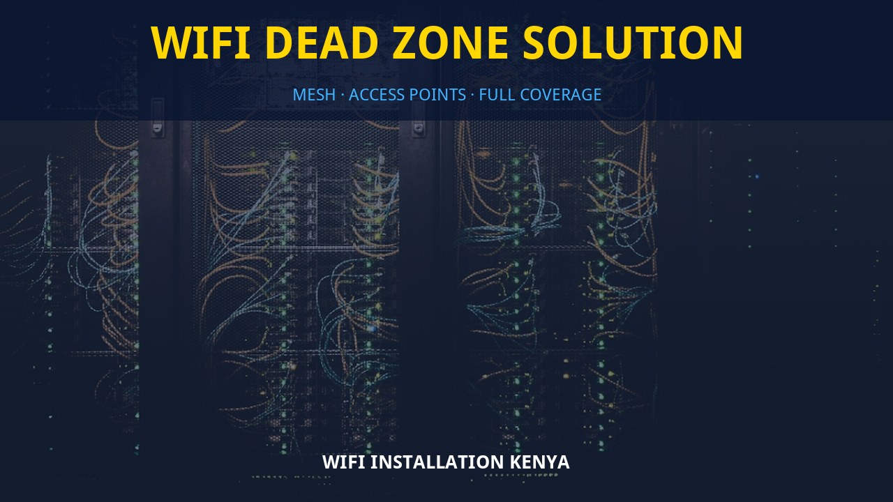WiFi dead zone solution WiFi dead zone solution