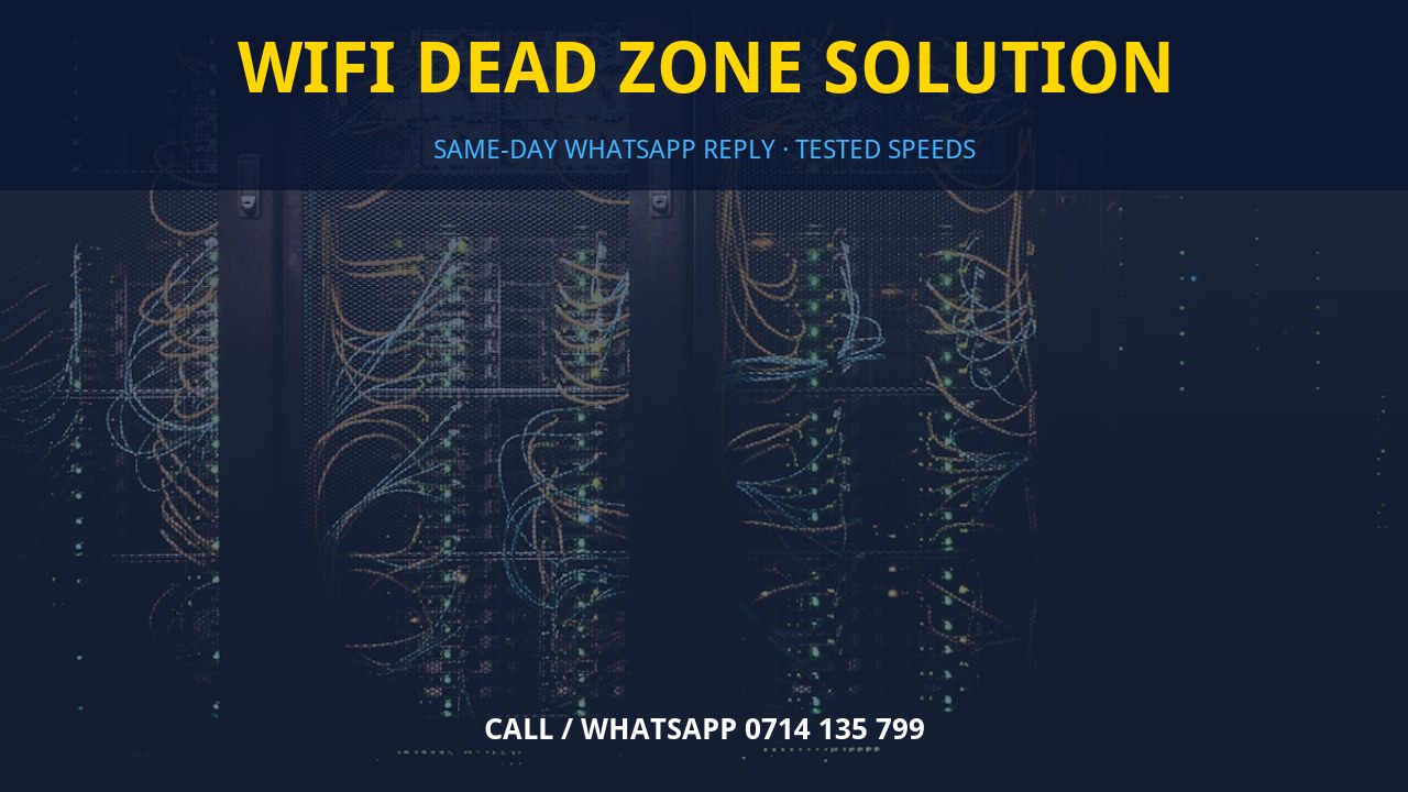 WiFi dead zone solution WiFi dead zone solution