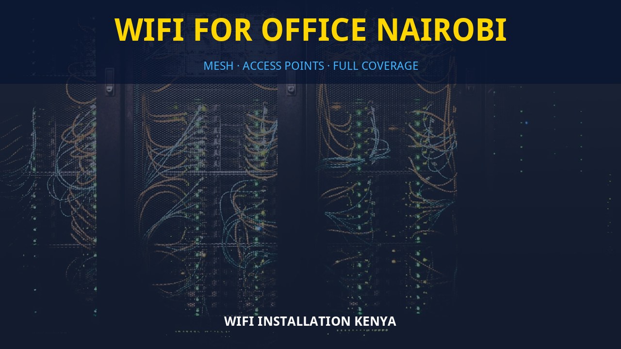 WiFi for office Nairobi