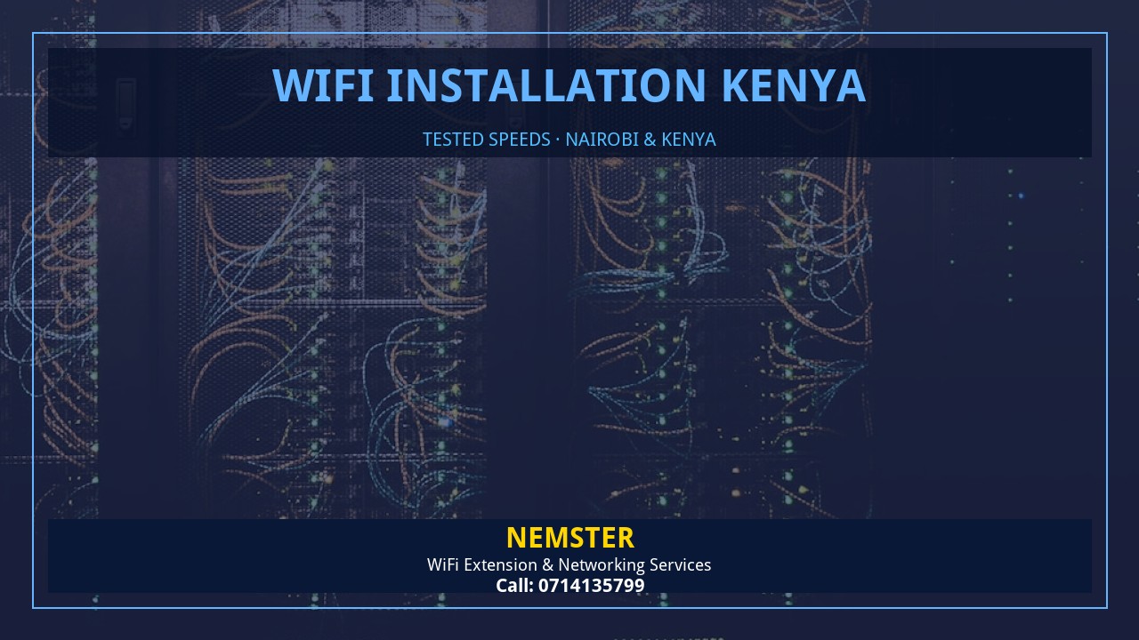 WiFi Installation Kenya | Resident Strong Wifi | Nemster Resident using a laptop in an apartment with strong reliable WiFi coverage — WiFi Installation Kenya by Nemster in Nairobi & Kenya