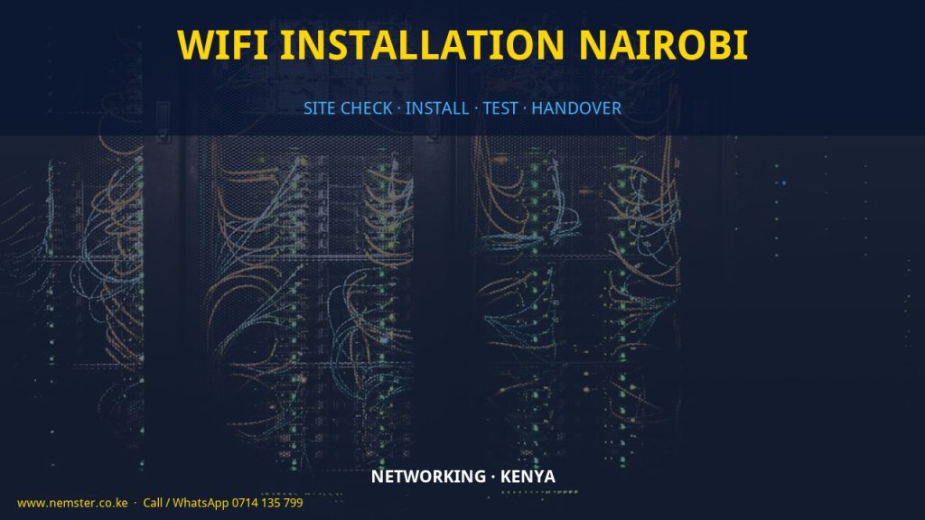 WiFi installation Nairobi