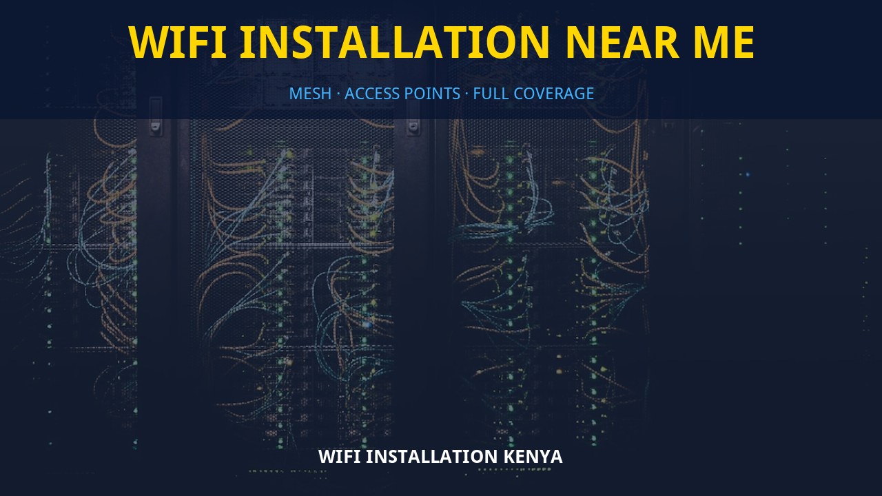 WiFi installation near me WiFi installation near me