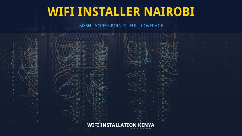 WiFi installer Nairobi