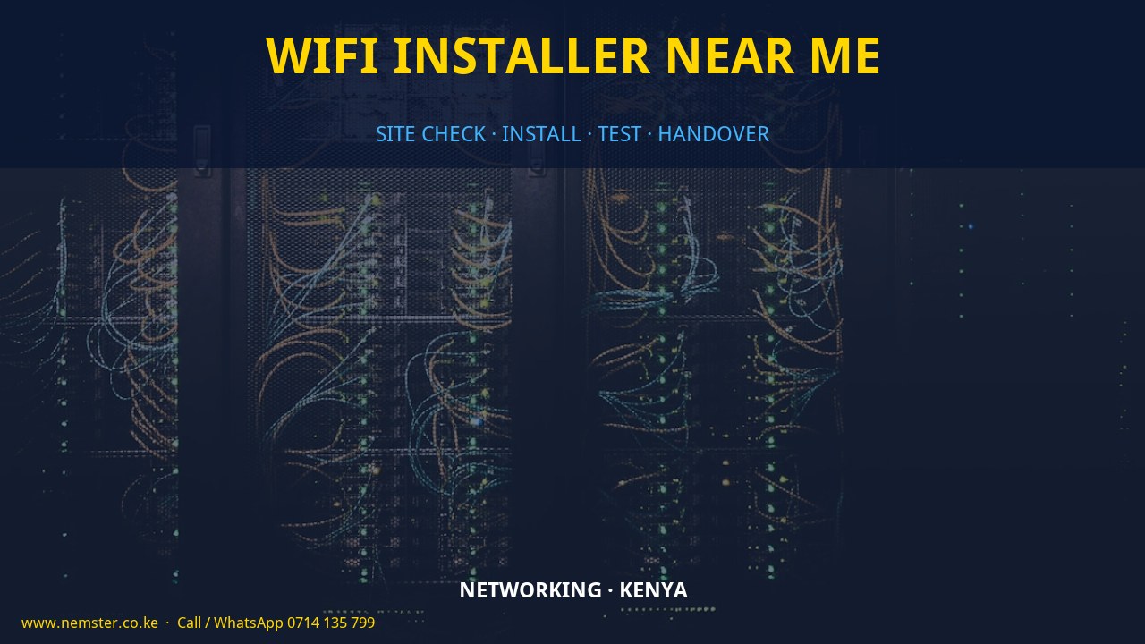 WiFi installer near me
