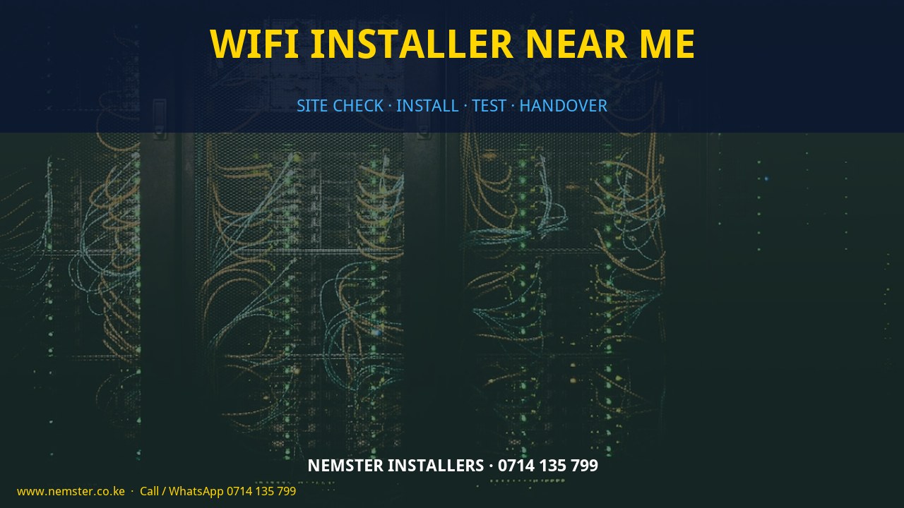 WiFi installer near me