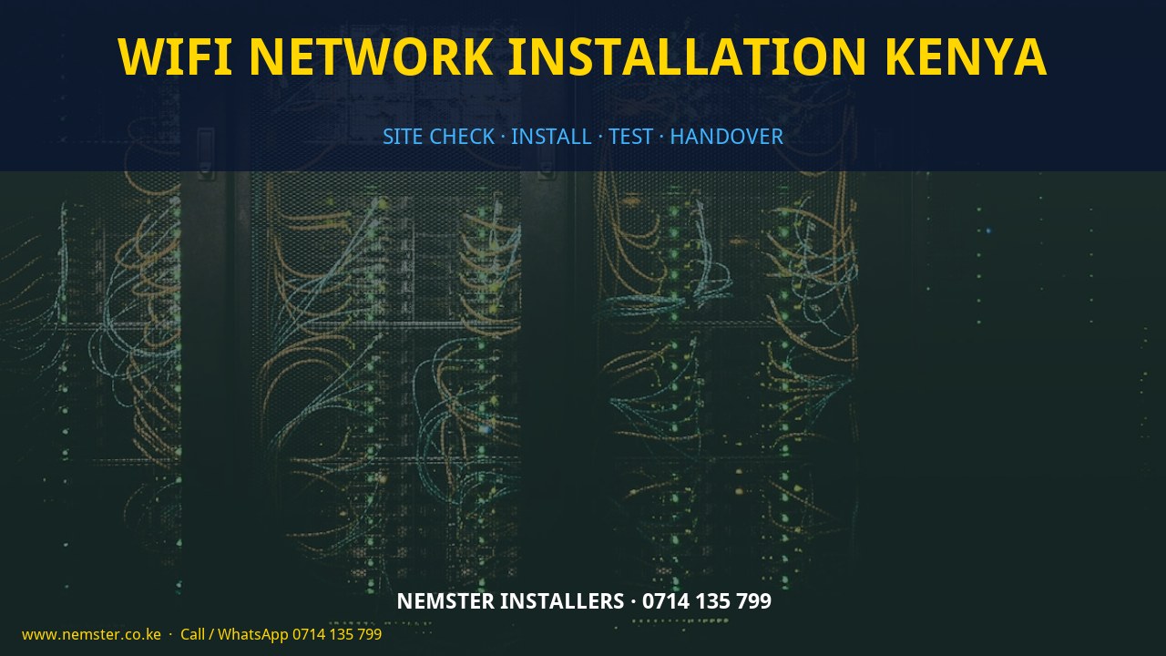 WiFi network installation Kenya WiFi network installation Kenya