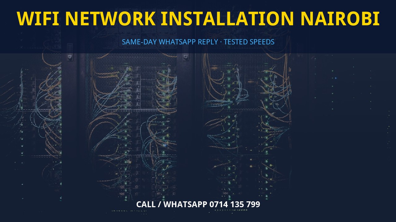 WiFi network installation Nairobi
