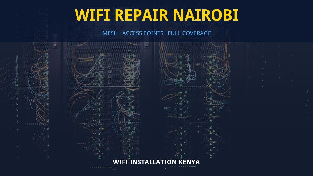 WiFi repair Nairobi WiFi repair Nairobi