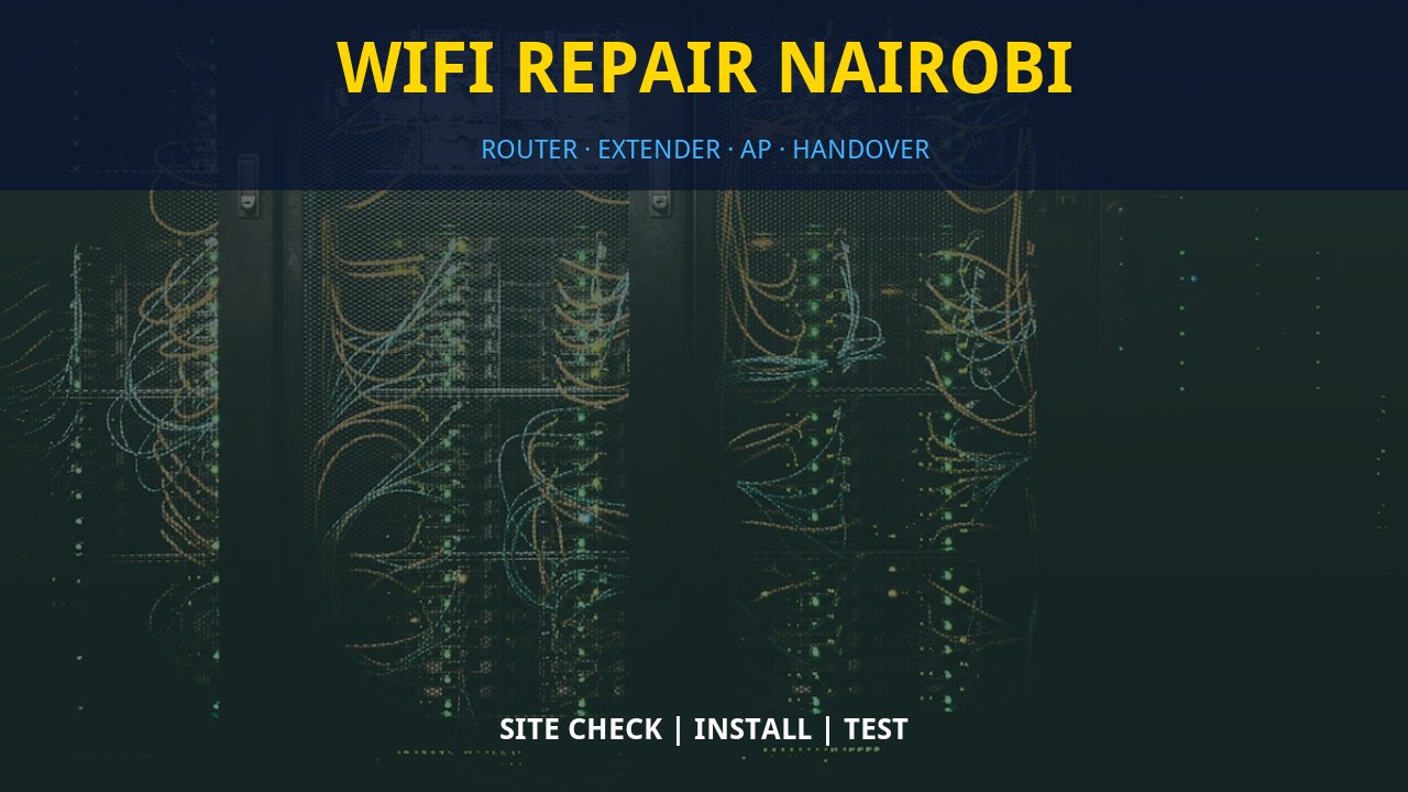 WiFi repair Nairobi WiFi repair Nairobi