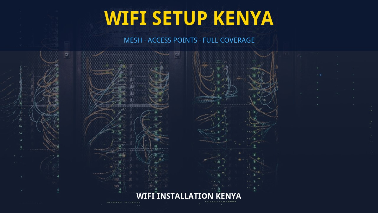 WiFi setup Kenya