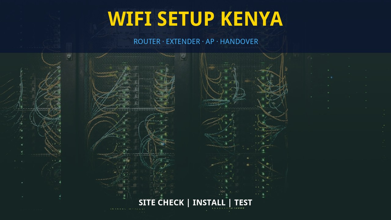 WiFi setup Kenya