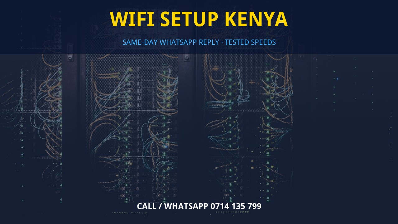 WiFi setup Kenya