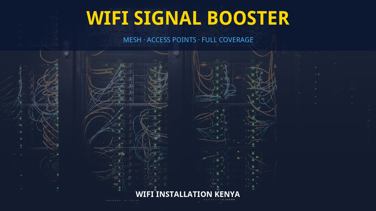 WiFi signal booster