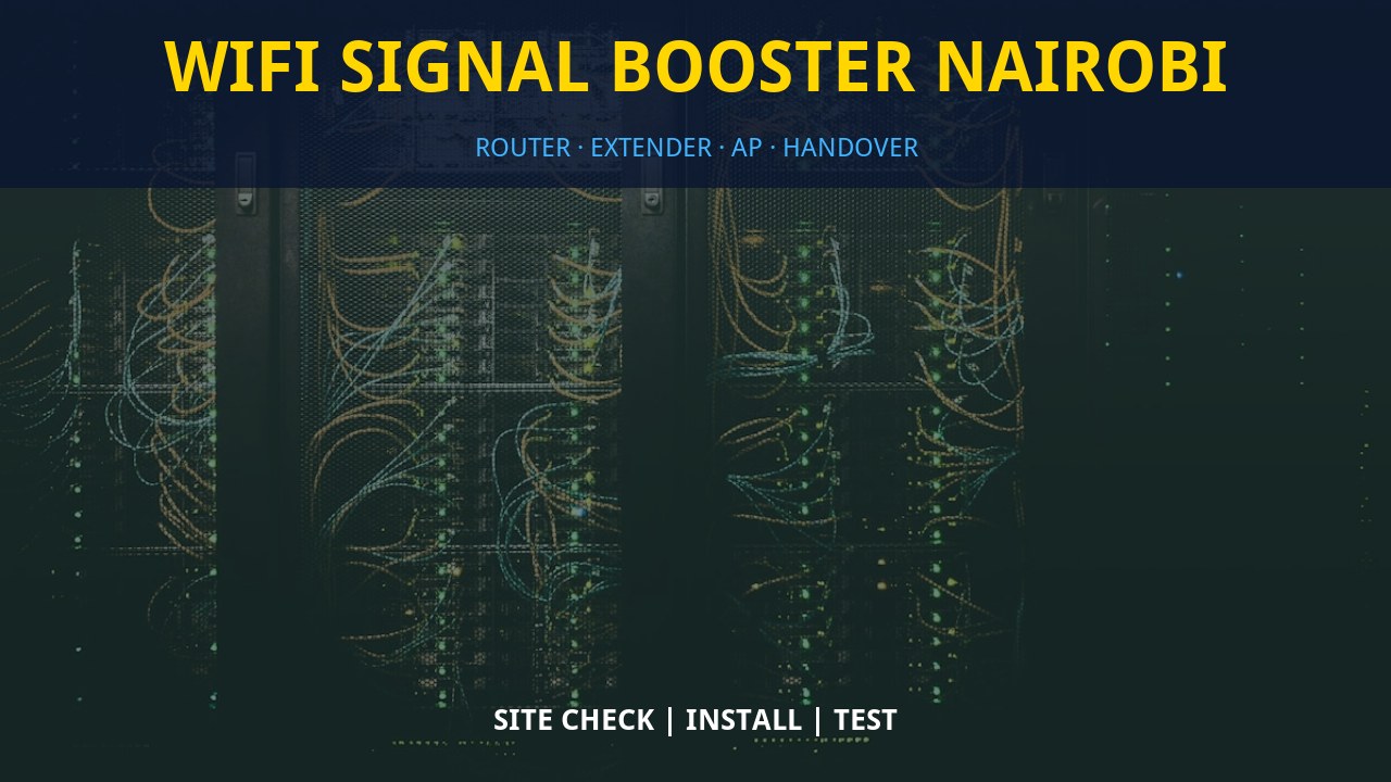 WiFi signal booster Nairobi WiFi signal booster Nairobi