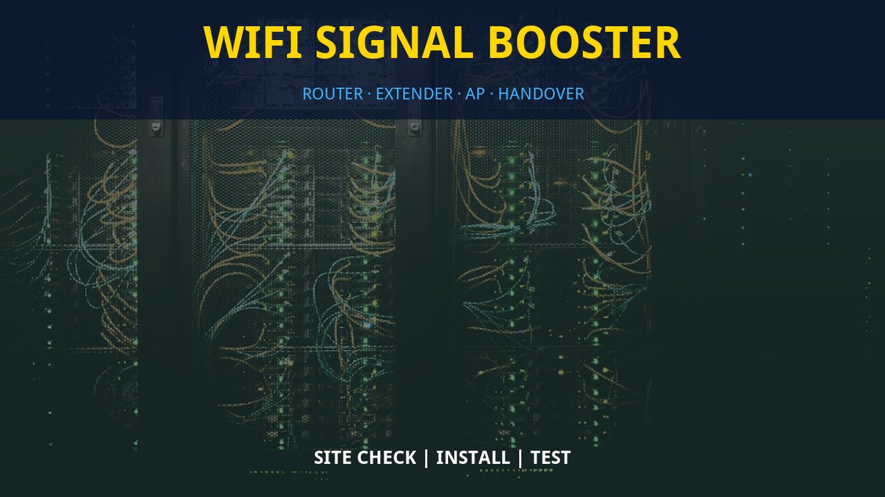 WiFi signal booster