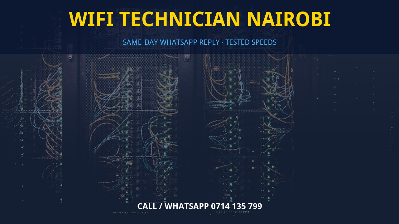 WiFi technician Nairobi