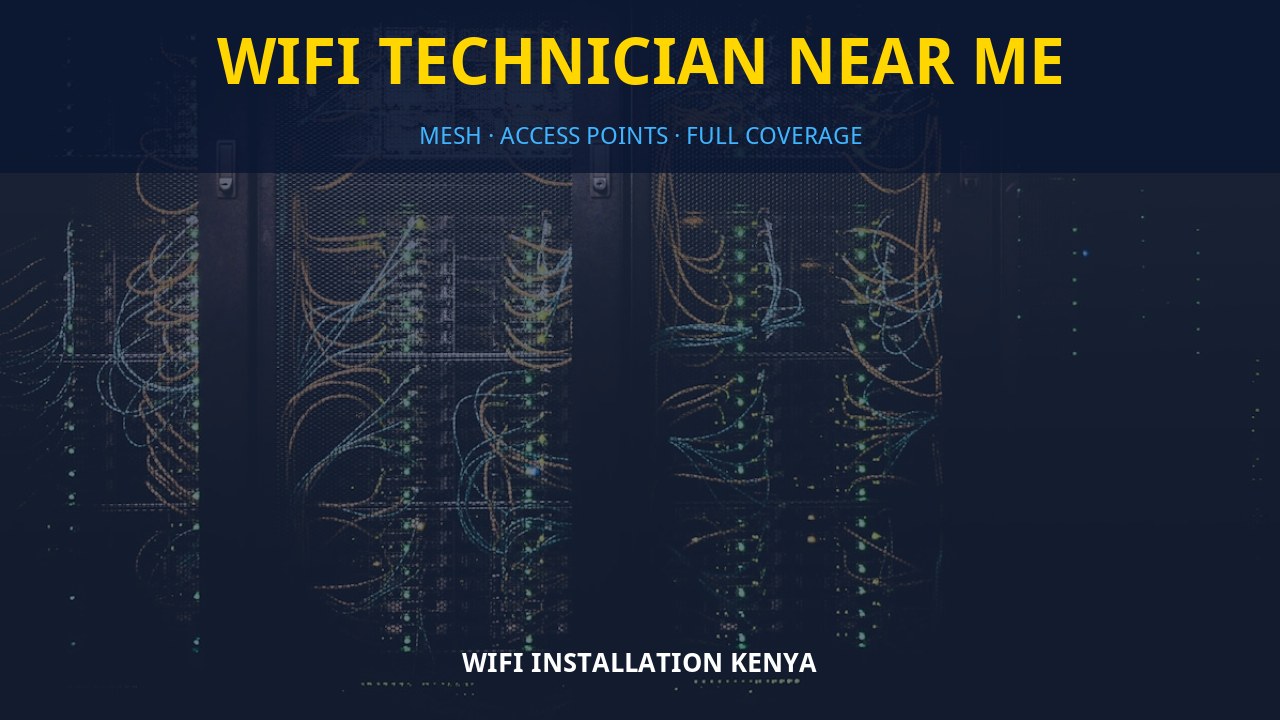 WiFi technician near me WiFi technician near me