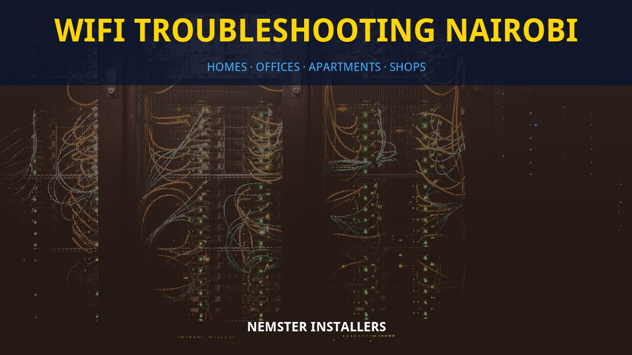 WiFi troubleshooting Nairobi