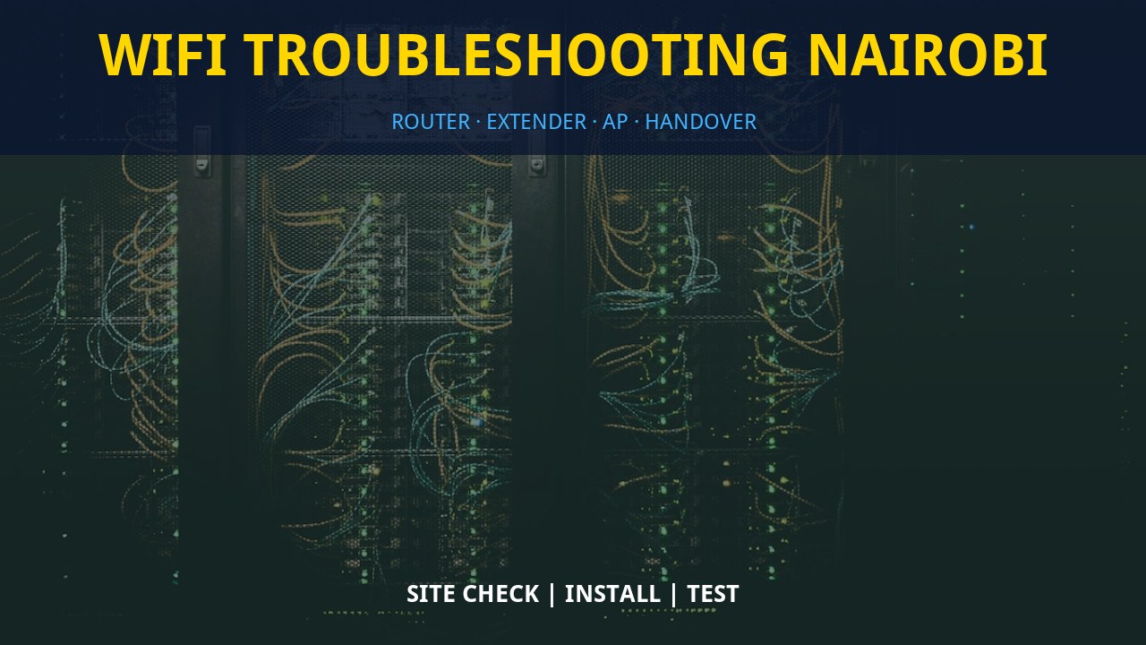 WiFi troubleshooting Nairobi