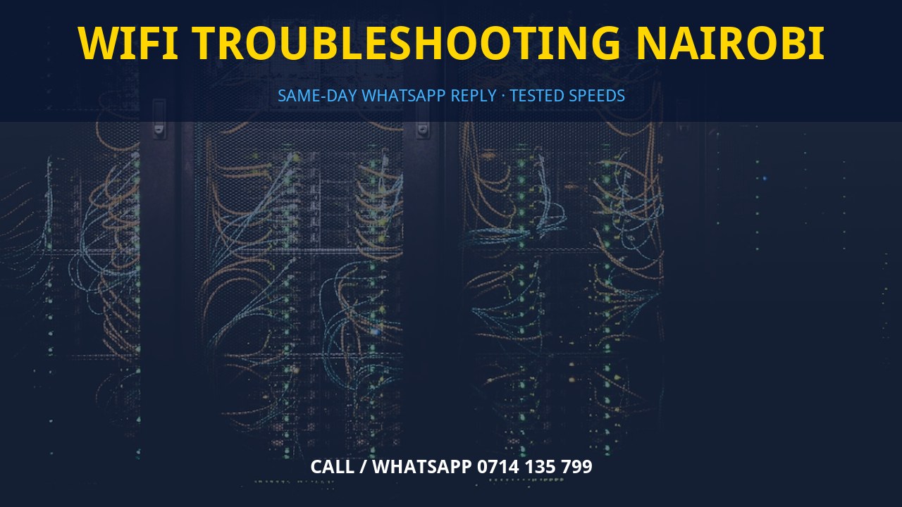 WiFi troubleshooting Nairobi