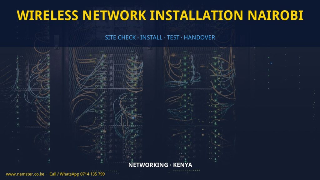 wireless network installation Nairobi